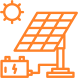 Baterías recargadas con energía solar Baterías recargadas con energía solar